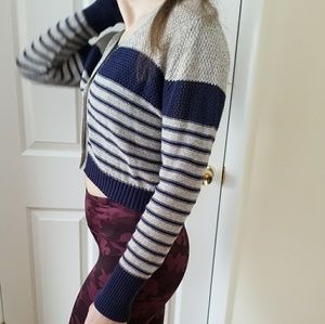 🆕️Yoon cardigan blue/gray stripes